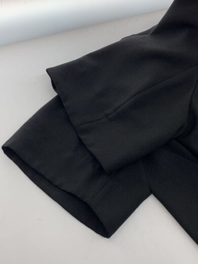 商品画像：ジャケット/M/ポリエステル/BLK/111180132300/ベルテッドシャツジャケット 6