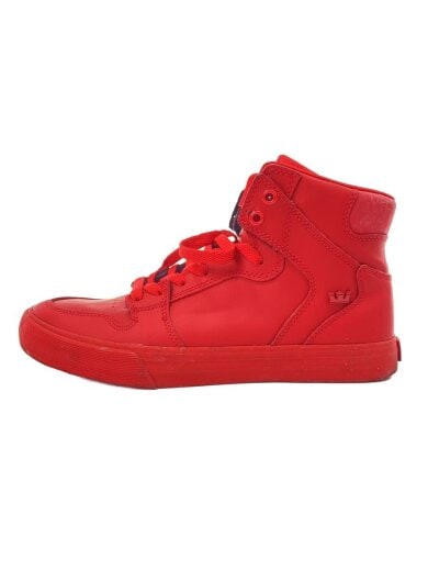 商品画像：ハイカットスニーカー/26cm/RED/レザー/s28277 1