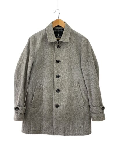 商品画像：チェスターコート/L/ウール/GRY/51B12-408-06// 1