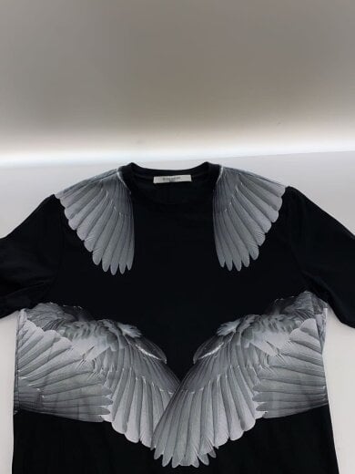 商品画像：Tシャツ/XS/コットン/BLK/16U7707463/エンジェルウィング// 6