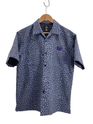 商品画像：半袖シャツ/S/ナイロン/BLU/レオパード/mr468 1