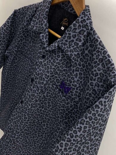 商品画像：半袖シャツ/S/ナイロン/BLU/レオパード/mr468 6