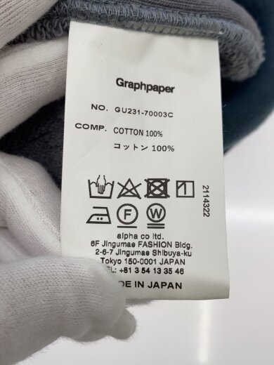 商品画像：スウェット/FREE/コットン/GRY/無地/GU231-70003C// 4