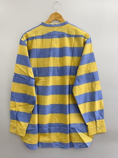 商品画像：長袖シャツ/XL/コットン/BLU/ボーダー/38-11-1349-139-56-22 2