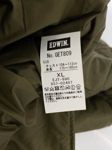 商品画像：キルティングジャケット/XL/ナイロン/KHK/GET809// 4