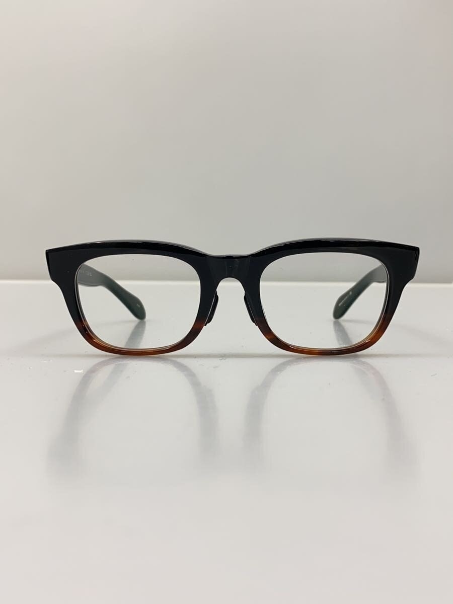 MASUNAGA / メガネ/ウェリントン/プラスチック/BLK/CLR/メンズ/光輝 000