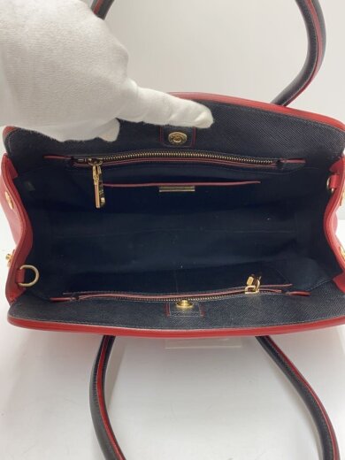 商品画像：ハンドバッグ/レザー/RED 6