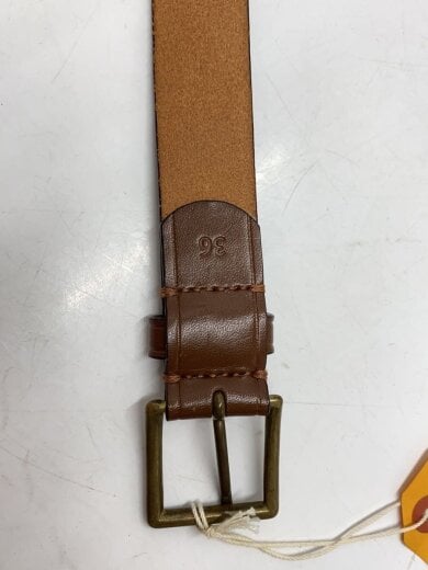 商品画像：ベルト/レザー/BRW/無地/メンズ 5