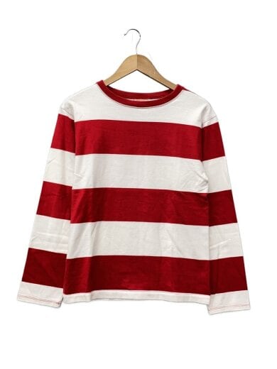 商品画像：長袖Tシャツ/38/コットン/RED/ボーダー/212L// 1