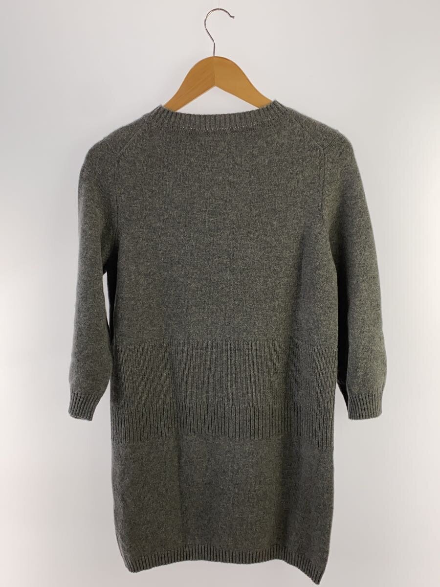HERMES / L/カシミヤニット・セーター/36/カシミア/GRY/07-7700