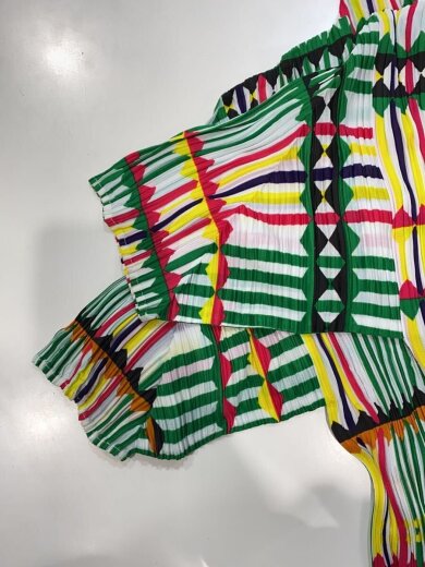 商品画像：D1/プリーツ半袖カットソー/XS/ポリエステル/マルチカラー/総柄/PP22-JK792 6