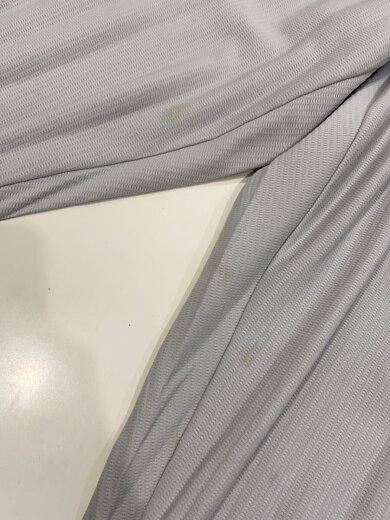 商品画像：D/プリーツパンツ/2/ポリエステル/GRY/HP55JF153/シミ・汚れ・ホツレ有 7