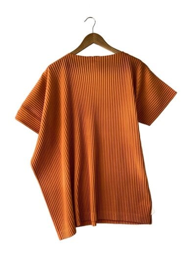 商品画像：D/プリーツTシャツ/2/ポリエステル/ORN/HP43JK923// 1