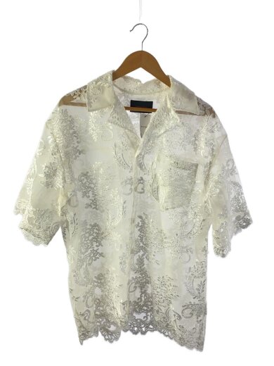 商品画像：I/23AW/RELAXED SHORT SLEEVE SHIRT/半袖シャツ/S/ナイロン/WHT 1
