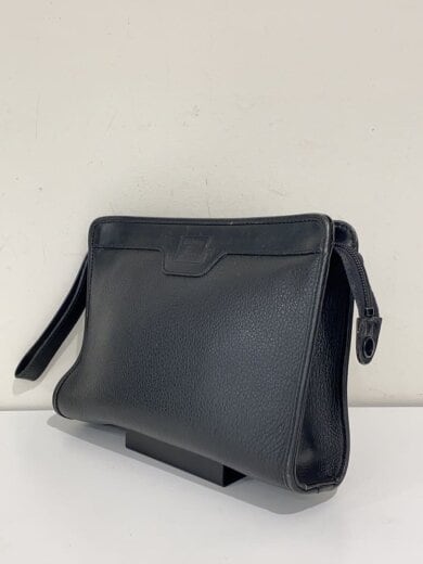 商品画像：セカンドバッグ/レザー/BLK/無地 2