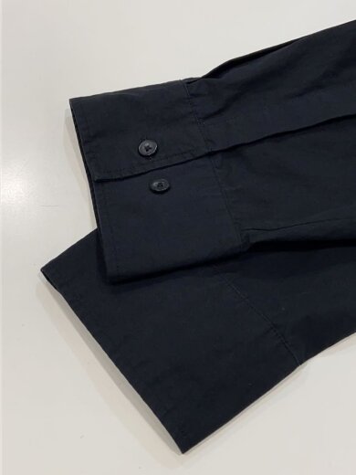 商品画像：I/GIANT SHIRT/長袖シャツ/XS/コットン/BLK/ESU-S25-2009-BL 6