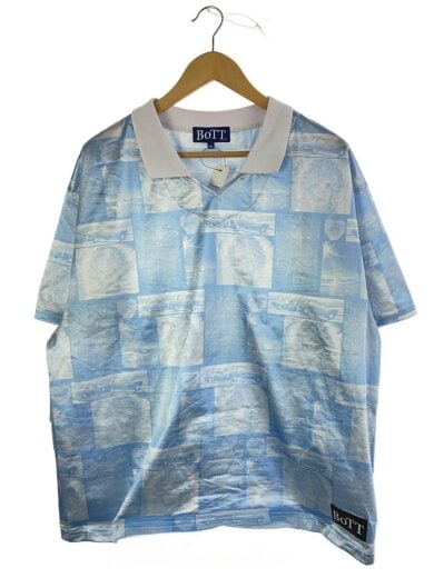 商品画像：J/半袖シャツ/XXL/ポリエステル/BLU/総柄/241BoTT06 1