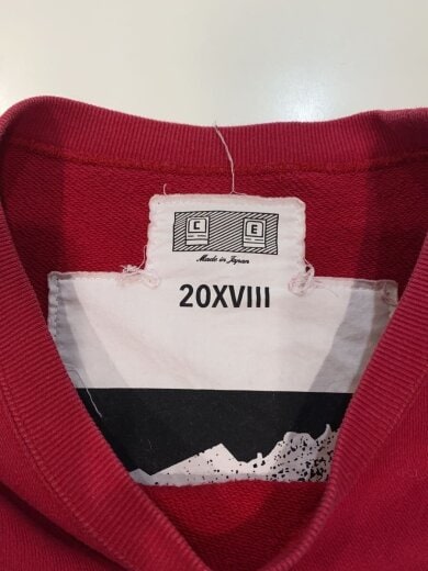 商品画像：S/POTLATCH LIMITED/スウェット/L/コットン/RED/シミ有 3