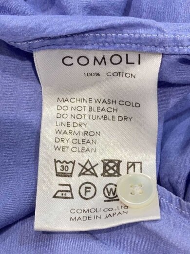 商品画像：J/22SS/コモリシャツ/長袖シャツ/2/コットン/BLU/V01-02001 5