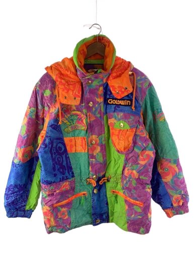 商品画像：I/90S/スキーウェア/ジャケット/M/ナイロン/マルチカラー/総柄 1
