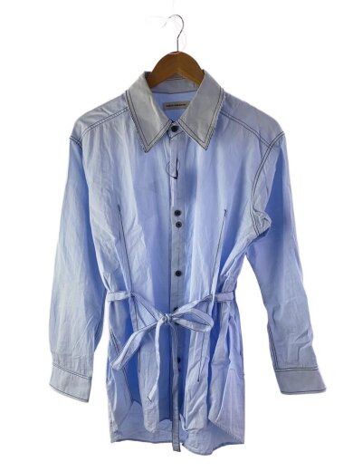 商品画像：長袖シャツ/--/コットン/BLU 1