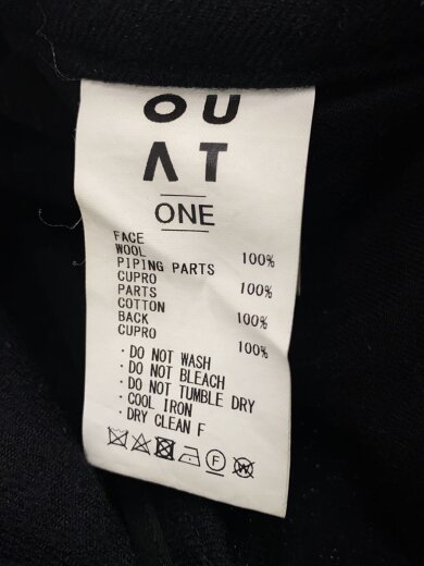 商品画像：ボトム/one/ウール/BLK 4