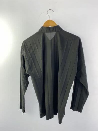 商品画像：D/EDGE SHIRT/長袖シャツ/2/ポリエステル/GRY/HP31FJ328/プリーツ加工 2