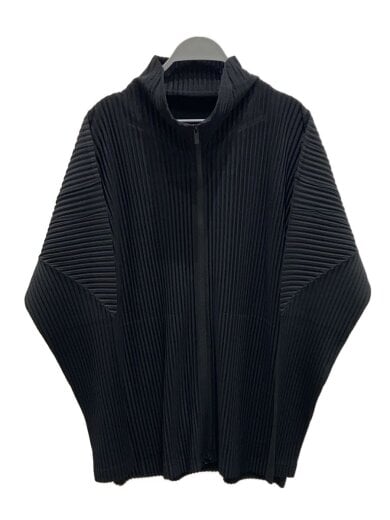 商品画像：D/BASICS/ジップアッププリーツジャケット/4/ポリエステル/BLK/HP55JL540 1