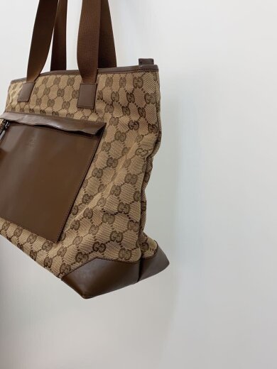 商品画像：GUCCI/トートバッグ_GGキャンバス/キャンバス/ブラウン/総柄 2