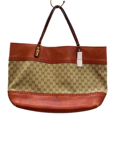 商品画像：GUCCI/トートバッグ_レイドバッククラフティ/キャンバス/オレンジ/総柄 1