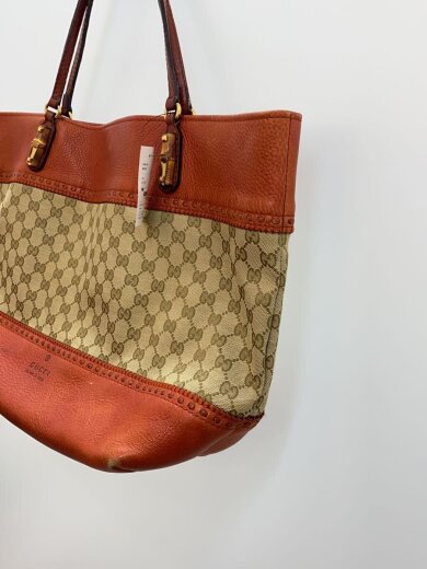 商品画像：GUCCI/トートバッグ_レイドバッククラフティ/キャンバス/オレンジ/総柄 2
