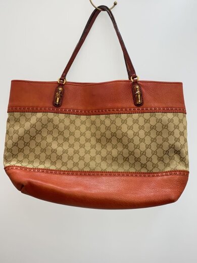 商品画像：GUCCI/トートバッグ_レイドバッククラフティ/キャンバス/オレンジ/総柄 3
