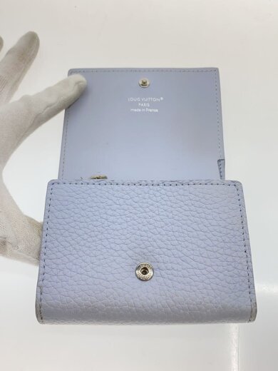 商品画像：2つ折り財布/レザー/BLU/レディース/M12406// 4