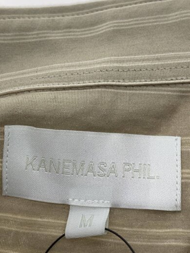 商品画像：長袖シャツ/M/コットン/KHK/ストライプ/KM24S-036 3