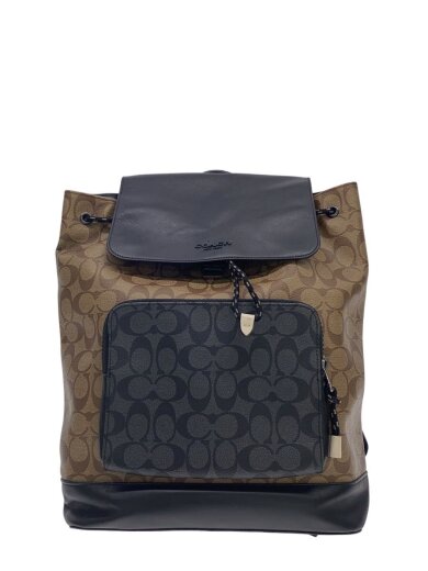 商品画像：COACH コーチ　リュック/BRW/総柄 1