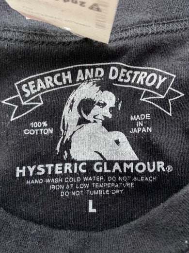 商品画像：Tシャツ/L/コットン/ブラック/袖プリント/02192CE02 3