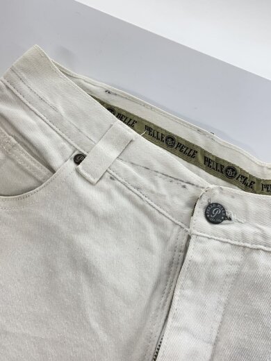 商品画像：90～00s/ハーフパンツ/38/コットン/ホワイトデニム※ポケット周り汚 6