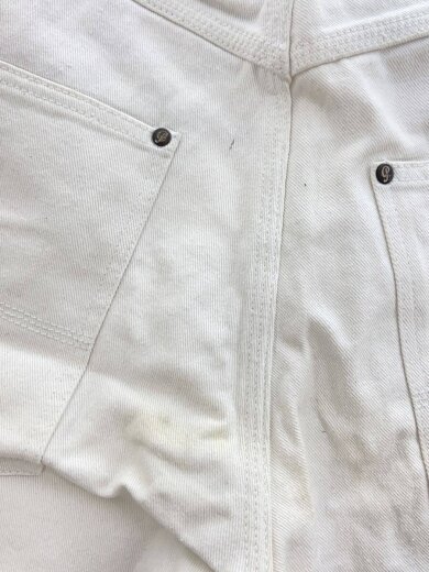 商品画像：90～00s/ハーフパンツ/38/コットン/ホワイトデニム※ポケット周り汚 8