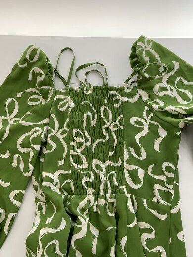 商品画像：長袖ワンピース/1/ポリエステル/GRN/総柄/SWFO251033 5