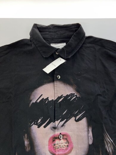 商品画像：半袖シャツ/1/コットン/BLK/プリント 5