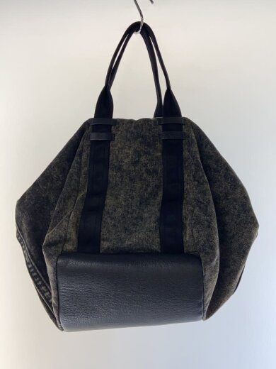 商品画像：デニムトートバッグ/コットン/グレー 3