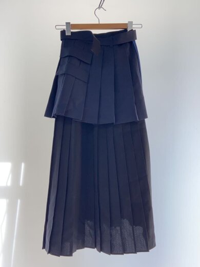 商品画像：スカート/1/ポリエステル/BLU/142120011 2