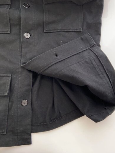 商品画像：長袖シャツ/1/コットン/ブラック/無地/00011167 7