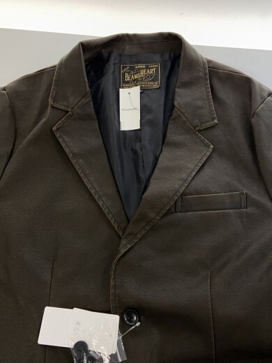 商品画像：レザージャケット・ブルゾン/S/フェイクレザー/BLK/無地/42-18-0099-639 5