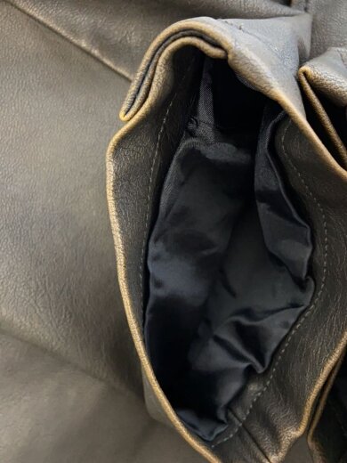 商品画像：レザージャケット・ブルゾン/S/フェイクレザー/BLK/無地/42-18-0099-639 8