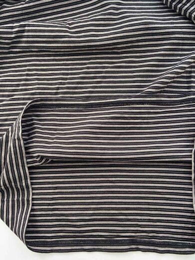 商品画像：長袖Tシャツ/M/コットン/BLK/ボーダー/8112-199-0435 7