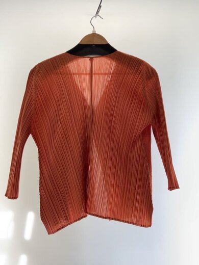 商品画像：カーディガン(薄手)/3/ポリエステル/ORN/無地/PP81-J0222 2