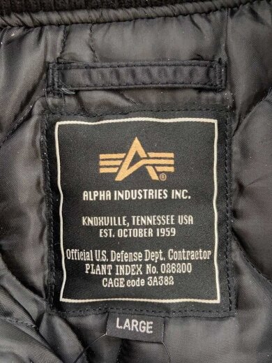 商品画像：ジャケット/L/ナイロン/BLK/無地/20549-001 3