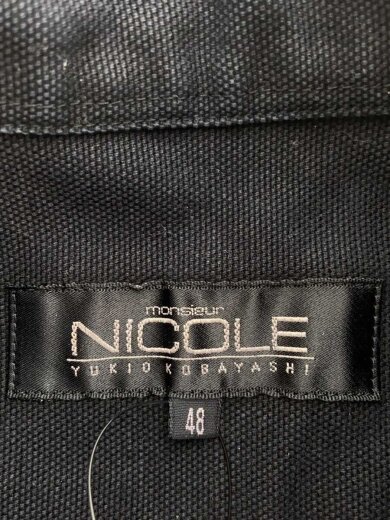 商品画像：フルジップデニムジャケット/48/コットン/ブラック/MN8678 3