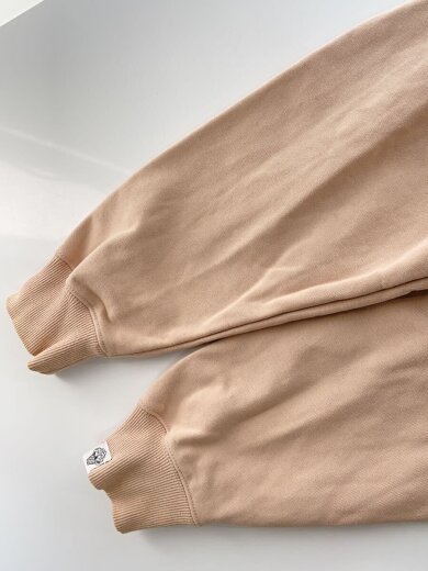 商品画像：パーカー/L/コットン/ベージュ/プリント/icjp215sk005/シミ汚れ有 6